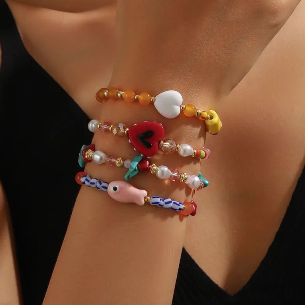 Fish bracelet set #2374
